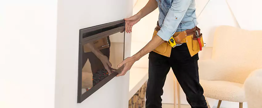 Metal Fireplace Installation in Abington, Massachusetts