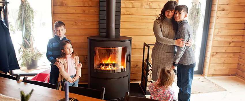 Morso Cast Iron Fireplace Insert Installation in Abington, Massachusetts