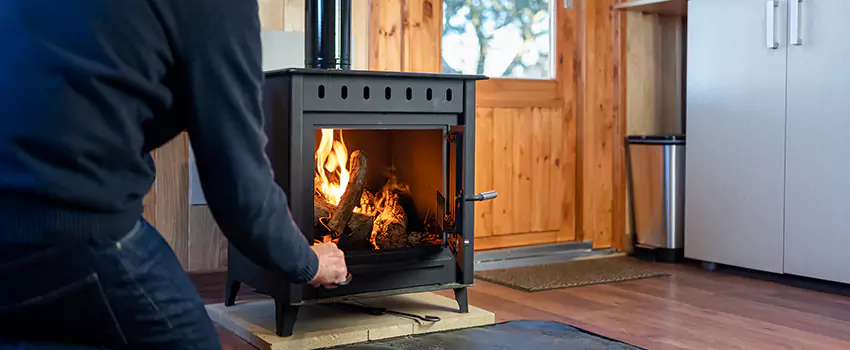 Open Hearth Wood Fireplace Installation in Abington, MA